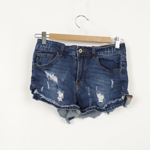 KanCan Distressed Short Shorts size 5 / 26 - Picture 1 of 7
